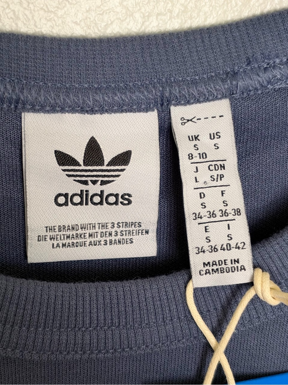 ADIDAS NEUCLASSICS TEE - Preloved Ink - Picture 8 of 12